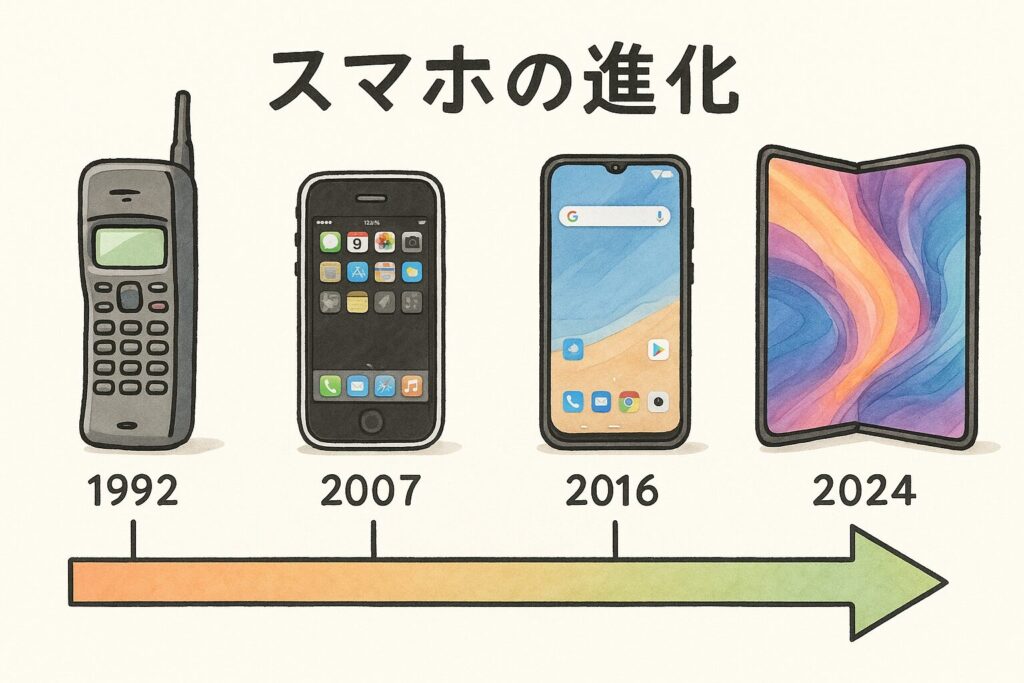 スマホはいつからある？誕生から普及までの全歴史【年表付きでわかるスマートフォン進化】