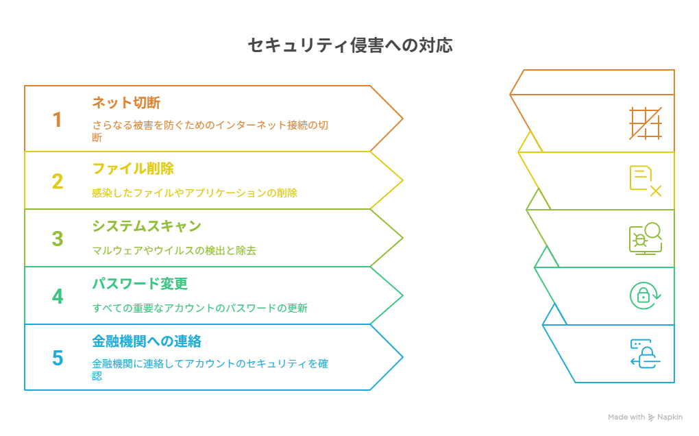 5ステップの対処法フローチャート