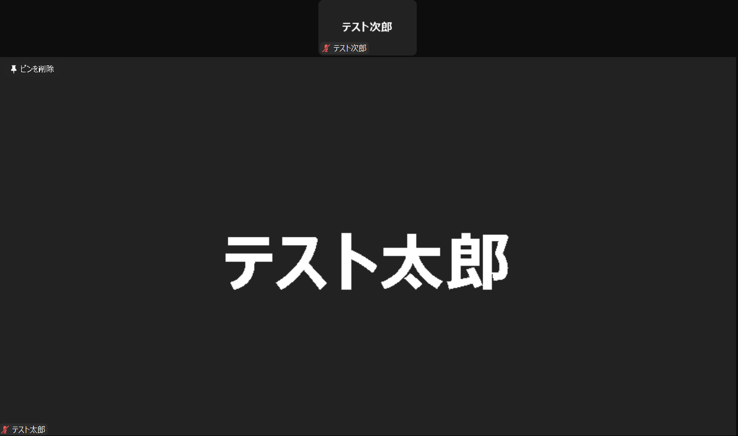 ピン選択後