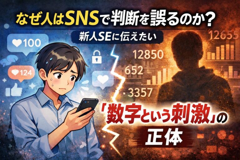 なぜ人はSNSで判断を誤るのか?新人SEに伝えたい「数字という刺激」の正体